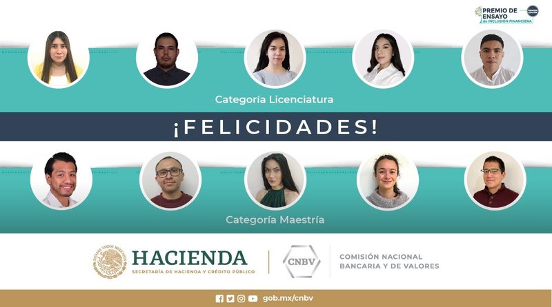 ganadores licenciatura maestría Premio de Ensayo de Inclusión Financiera